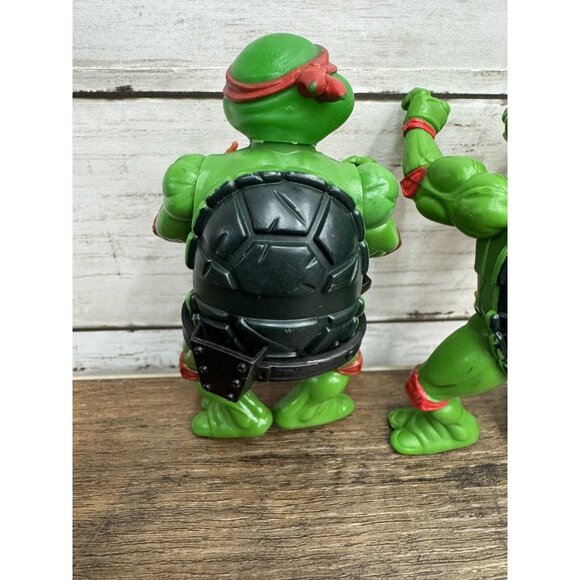 TMNT Raphael Lot of 2 Vintage Ninja Turtles Figures 1988 - Picture 5 of 10